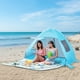 thumbnail image 2 of Tienda de Campaña Automática Desplegable, Fácil de Usar y Transportar, Ideal para Niños en la Playa o Parque, Color Azul Cielo y Rosa, Incluye Bolsa de Almacenamiento y Accesorios., 2 of 6