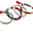 thumbnail image 6 of Ayyufe Bohemian Bracelets Bohemian Women Tassel Wing Disc Natural Stone Beaded Multilayer Bracelet, 6 of 8