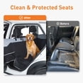 thumbnail image 6 of Dog Truck Seat Covers For Crew Cab Truck With Fold Up Seats, Truck Dog Seat Cover Back Seat With Door Protection, Truck Back Seat Cover For Dogs Fits F150, Ram, Silverado, Tundra, 6 of 6