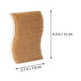 thumbnail image 2 of Worgeous 9Pcs Reusable Dish Sponges in Khaki Wood Fiber for Home Cleaning Supplies, 2 of 8