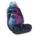 thumbnail image 1 of Wukai Hip-Hop Glasses Gorilla Full Set Car Seat Covers with Soft Padding Universal Auto Front Seats Protector and Cushion Mat, 1 of 5