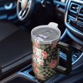 thumbnail image 6 of OBREWU Pioneer Flower Tumbler with Handle and Lid,40oz Pioneer Flower Double Wall Vacuum Insulated Tumbler,Pioneer Flower Cups Gift for Women and Men, 6 of 7