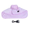 thumbnail image 2 of Heated Neck Wrap, 3 Temperature Settings Even Heat Distribution Versatile Electric Neck Shoulder Heating Pad  for Waist Leg Knee Arm for Fatigue Relief Orange Pink,Purple, 2 of 7