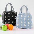 thumbnail image 5 of nipocaio Insulated Lunch Bag, Portable Thermal Lunch Bags Daisy Pattern Lunch Cooler Bag, 5 of 5