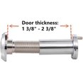 thumbnail image 4 of unique Peephole Front Door Viewer with Privacy Cover, One-Way 220 Degrees in Chrome, 4 of 4