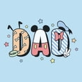 thumbnail image 2 of Mens Mickey & Friends Cute Dad Letters T Shirt, 2 of 5