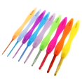 thumbnail image 4 of 21 Piezas ómicos Ganchos de Agujas de Agarre Suave Manualidades Herramienta de de Tejer perfecl Lote surtido de ganchos de ganchillo, 4 of 7