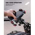thumbnail image 3 of Soporte para Teléfono Lamicall para Motocicleta y Bicicleta para iPhone Rojo, 3 of 7
