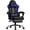 Classic/Blue, variant on Czlolo Gaming Chair, Racing Style RGB LED Lights Gaming Chairs for Adults and Kids, Lumbar Massager Gamer Chair, High Back Reclining Computer Chair with Footrest and Headrest (Black/Blue)