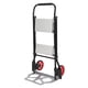 thumbnail image 2 of Yeshouse Carretilla de mano plegable 2 en 1 y escalera, resistente y portátil, con pedal antideslizante y ruedas, ideal para hogar, oficina, almacén, jardinería y cocina, 2 of 7