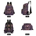 thumbnail image 2 of JIALIOU Mini Backpack Purse for Women Quilted Casual Daypack Small Travel Shoulder Bag, Abstract Violet Geometric, 2 of 7