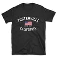 thumbnail image 1 of Porterville California Patriot Men's Cotton T-Shirt, 1 of 1