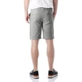 thumbnail image 3 of Ma Croix Men's Flat Front Summer Casual Twill Classic Slim Fit Cotton Shorts, 3 of 6