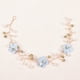thumbnail image 3 of KAKOWELY Diadema con flores de boda y perlas sintéticas para mujer, accesorio para novia, 3 of 5
