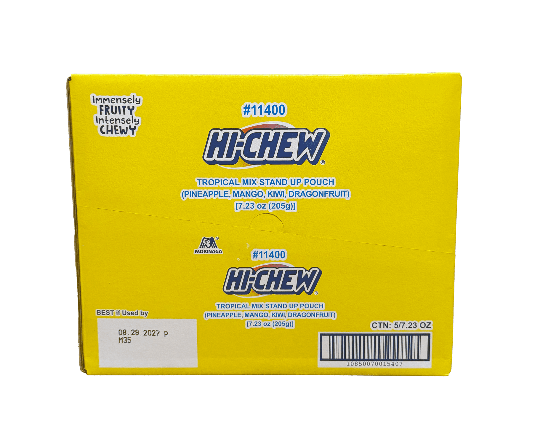 HI-CHEW Chewy Candy Tropical Mix Stand up Pouch, 7.23 oz
