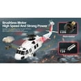 thumbnail image 5 of WL K270 UH-60L 170-Class 4-Rotor Flybarless Realistic Helicopter Model, 2.4G 4CH Mini Aircraft with Barometric Altitude & L/R Hand Throttle Adjustment (Optical Flow RTF Version), 5 of 12
