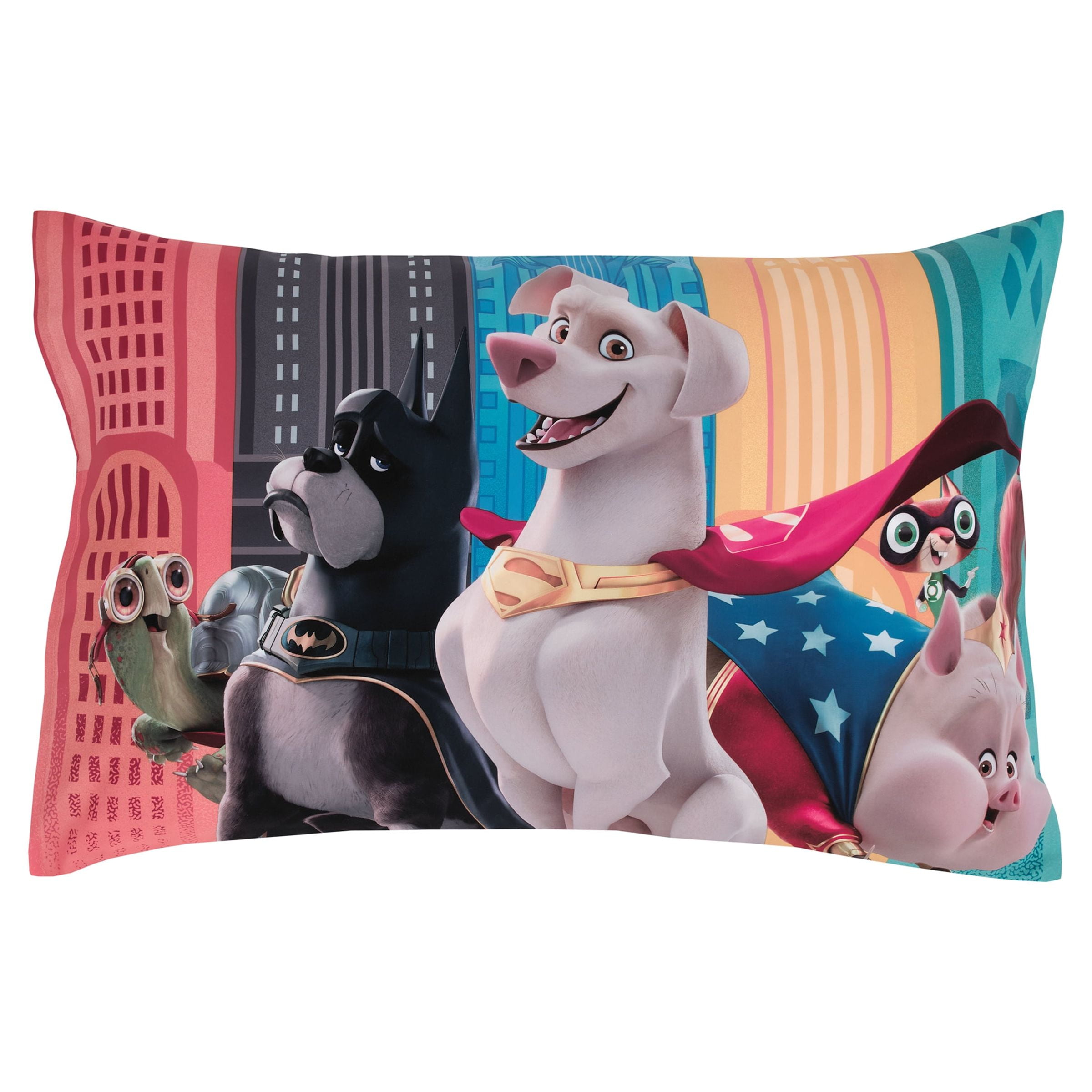 Warner Bros. DC Super Pets Krypto 4-Piece Toddler Bedding Set, Toddler Bed