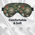 thumbnail image 5 of Uemuo Red Leaves Pattern Sleep Eye Mask - Light Blocking Sleep Mask Blocking Out Light Perfectly, Soft and Comfortable Night Eye Mask, Eye Blinder, 5 of 7