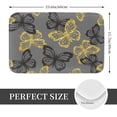thumbnail image 2 of Kdxio Golden Glitter Butterflies,16" x 24", Non-Slip Front Door Mats,Outdoor Welcome Mat Washable, 2 of 9