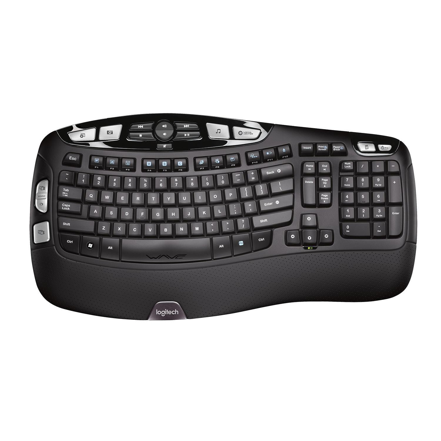 Logitech Wireless Keyboard K350 - Walmart.com - Walmart.com