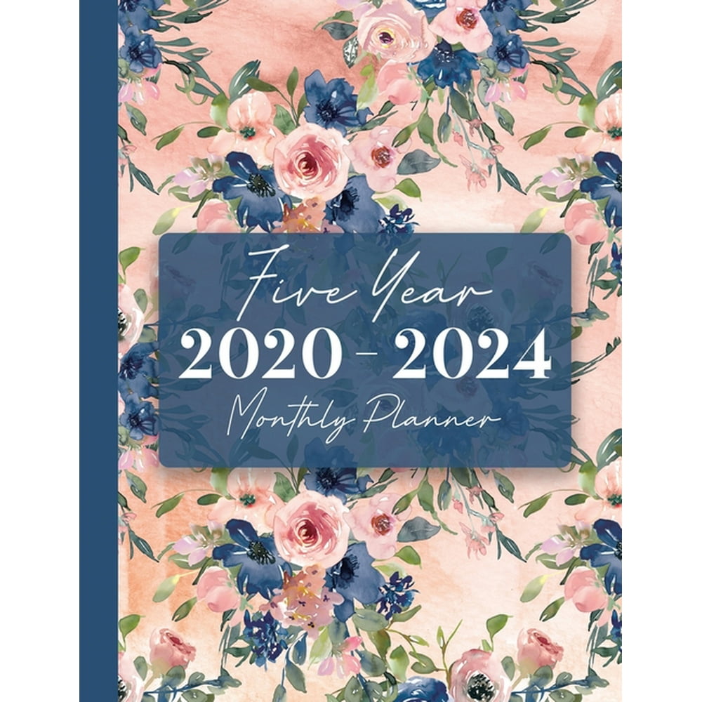 20202024 Five Year Monthly Planner 60 Monthly Calendars with Monthly