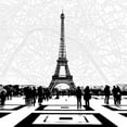 thumbnail image 3 of Jill, Susan 20x20 Black Modern Framed Museum Art Print Titled - Vue Eiffel, 3 of 5