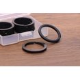 thumbnail image 1 of 20 piezas llaveros divididos planos de Metal de 1,18 pulgadas/30mm de diámetro, anillos para el accesorio de las llaves del coche de casa (negro), 1 of 5