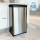 thumbnail image 2 of Magma Life Bote de Basura con Sensor de Acercamiento Smart Bin, Capacidad de 50L, Acero Inoxidable Antihuellas, Cierre y Apertura Suave, Automática y Manual, Base Antideslizante, Anillo Sujetabolsas, 2 of 9