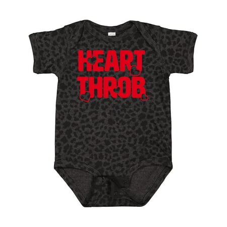 

Inktastic Heart Throb (red) Gift Baby Boy or Baby Girl Bodysuit