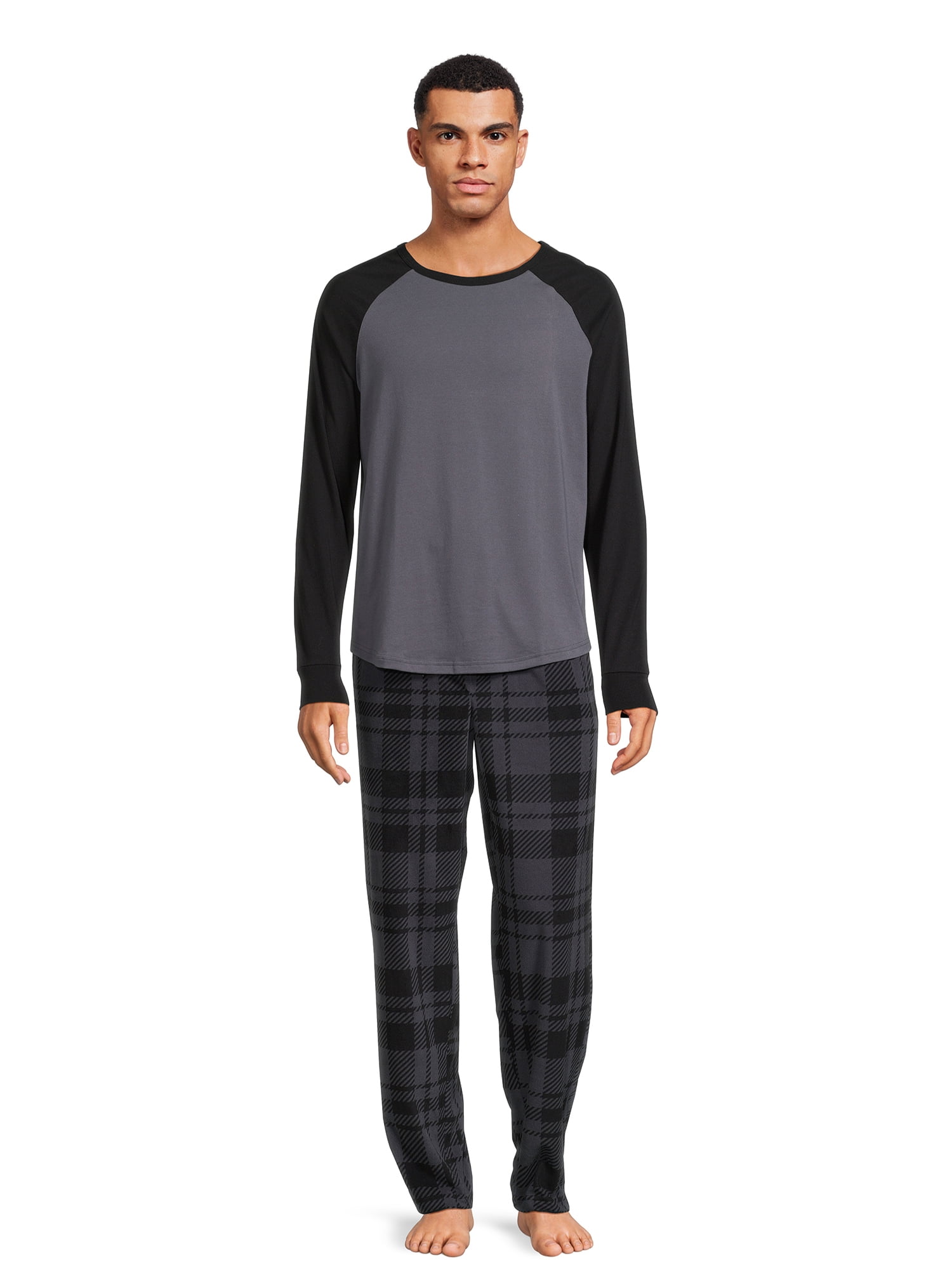 George Men's Tee and Pants Pajama Set, 2-Piece, Sizes S-2XL - Walmart.com