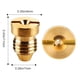 thumbnail image 4 of Sidaley Paquete de 2 puntas de boquilla de orificio de espuma, hilo de cobre, accesorios de repuesto universales para de coches y jardín Automoción decorativa y accesorios Sidaley BFH000704-00, 4 of 6