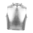 thumbnail image 2 of Camiseta sin mangas corta Yuyangstore para Mujer Plata, 2 of 8