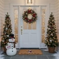 thumbnail image 3 of Calloway Mills 107322436 24 x 36 in. Happy Snowman Rectangle Doormat, Multi Color, 3 of 7