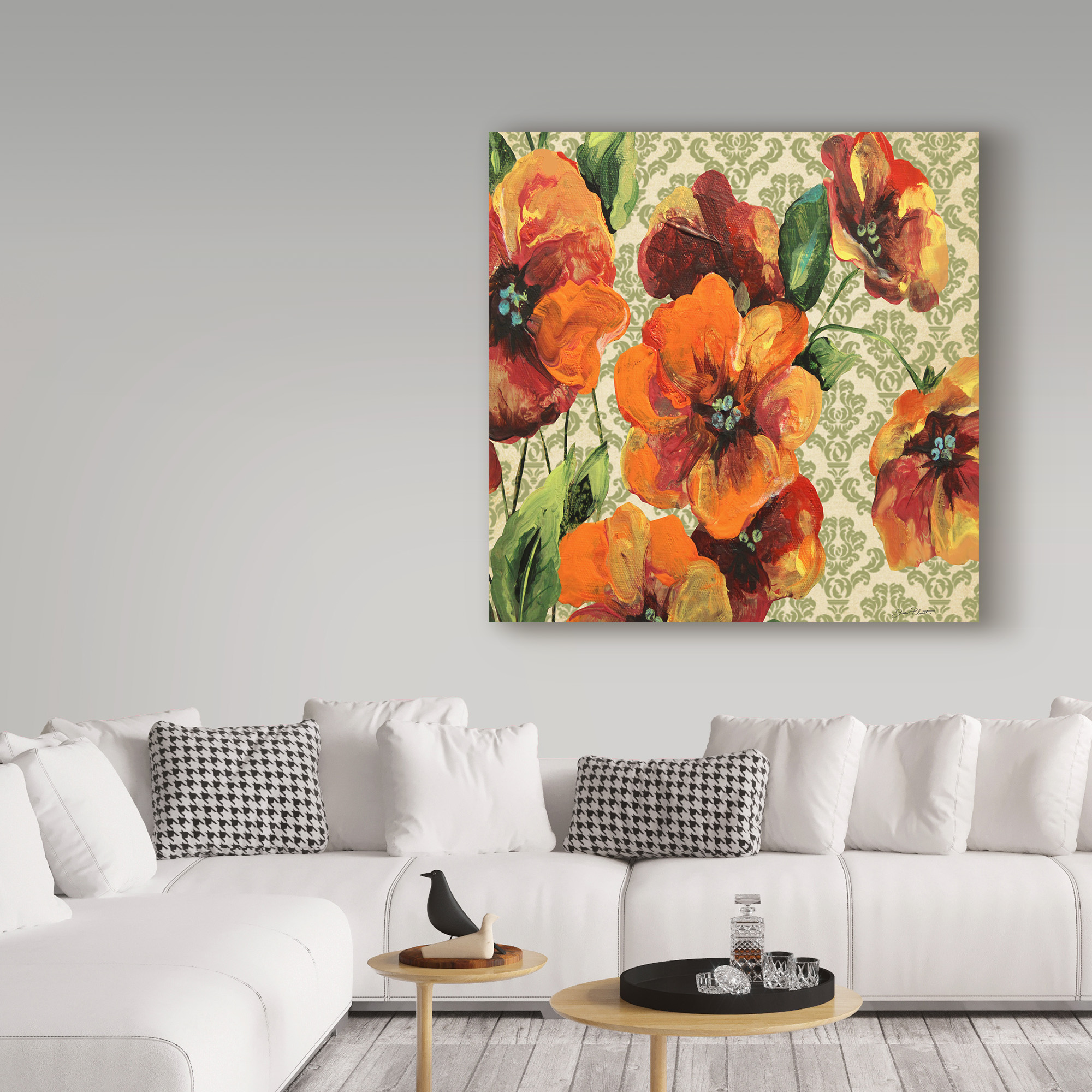 Trademark Fine Art 'Vintage Tapestry' Canvas Art by Jean Plout