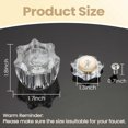 thumbnail image 2 of Bathroom Faucet Handles, Bathtub Faucet Knobsatible with Delta/Delex Faucets, Faucet Replacement Handles, Hot and Cold Faucet Replacement Handles in C, 2 of 4