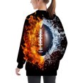 thumbnail image 5 of Sookity Graphic Hoodie Boys Funny 3d Pattern Printed Hoodies for Kids Trendy Design Sweatshirts Hooded Casual Wear with Pockets Multicolor,150 Girls Hoodies, 5 of 6