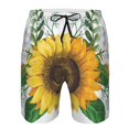 thumbnail image 4 of Naloa Sunflowers (2) Men's Beach Shorts, Surfing shorts, Swim trunks, Quick Dry Swim Trunks for Surfing Beach Fun - X-Large, 4 of 9