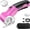 Pink, variant on 4V Cordless Electric Scissors, Rechargeable Fabric Cutter With LED Light USB Charging Safety Lock For Cloth Cardboard Cutting, Workshop Cutting Scissors(Pink)