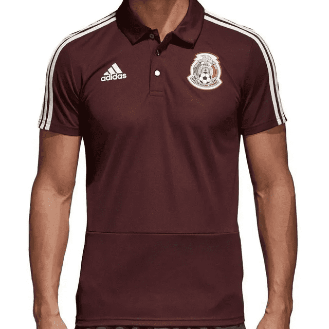 Playera Polo Adidas Selección Mexicana FMF Hombre S13124 verde L Adidas S13124