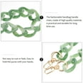 thumbnail image 2 of WAXIAYU Green Resin Handbag Handles Shoulder Strap Purse Chain Accessories, 2 of 7