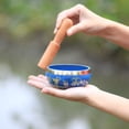 thumbnail image 2 of Amdohai Blue Tibetan Singing Bowl Set with 9.5cm/3.7inch Handmade, 2 of 7