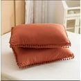 thumbnail image 5 of Pavish Export Pom Pom Duvet Cover in Burnt Orange Bedding Set, Rust Comforter Cover, Duvet Cover Set Bedding Custom Size Duvet Cover Set Sup.King, 5 of 5