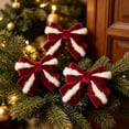 thumbnail image 5 of 2026 Christmas Indoor Home Decor Christmas Bows Suitable For Christmas Tree Wreath Arrangement Gift Box Decoration Bow Ornaments, 5 of 5