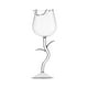 thumbnail image 1 of Copa de vino tinto rosado de cristal de alta gama Xihbxyly, 1 of 2