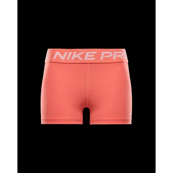 Nike ProWomen's 3" Shorts (Light Wild Mango/White, CZ9857-643) Size Small