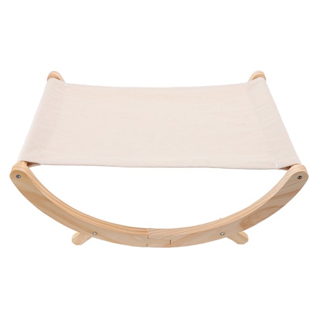 Cama elevada para gatos, hamaca para gatos, evita resbalones, hamaca para gatos, cama de madera, columpio para gatos, eficiencia óptima