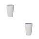 thumbnail image 1 of Yuarrent Taza de enjuague bucal de doble capa, tazas de multiusos, de de moda con personalidad, soporte para cepillo de , regalos, gris y blanco Gris blanco 301-400ml 2Conjunto, 1 of 6