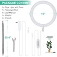 thumbnail image 7 of 10" Grow Light for Indoor Plants, Full Spectrum Plant Lamp with160 LEDs, 4H/8H/12H Timer, 10 Dimmable Levels, 3 Spectrum Modes, Height Adjustable 61", Ideal for Growing Large Tall Plants, 7 of 7