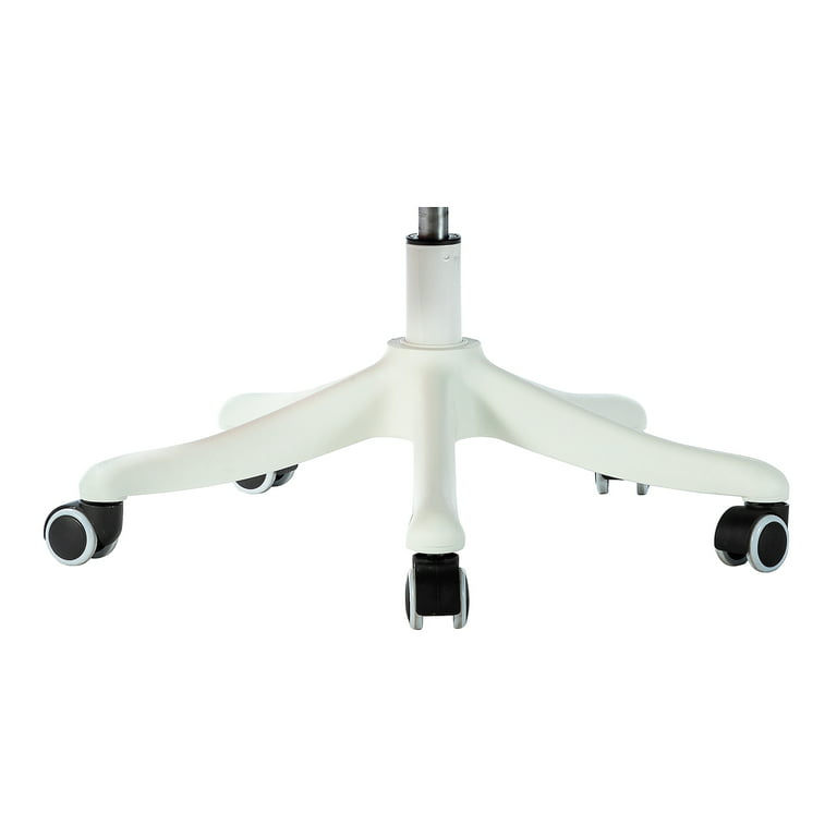 Ergonomic Height Adjustable 360° Rotating Foot Stool with Wheels, Gray