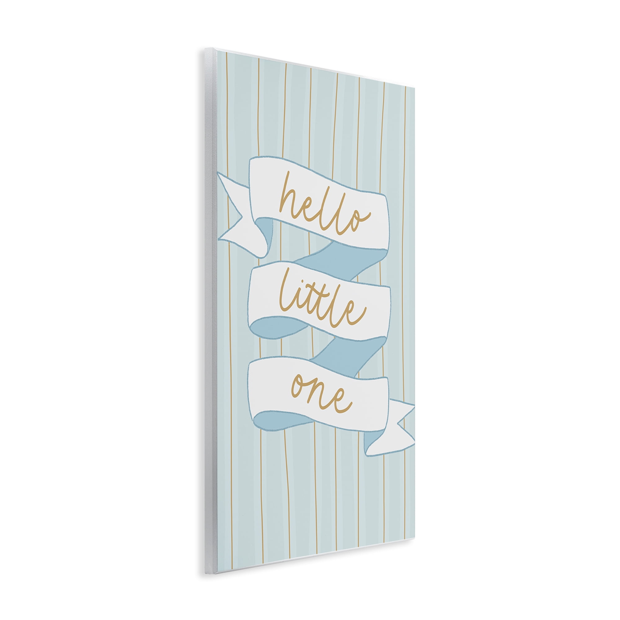 Stupell Industries Blue Hello Little One Wall Plaque Art, design by Amanda Houston